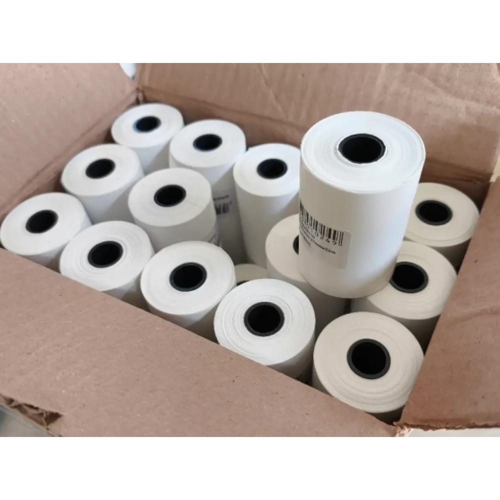 BOBINA TERMICA PDF 80X50M CX C/30 ROLOS BRANCO