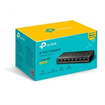 Switch TP-Link LiteWave Gigabit 8 Portas LS108G