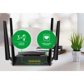 Roteador Repetidor Wifi Gigabit Intelbras W5 1200G 8K 1167 Mbps