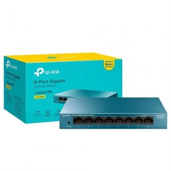 Switch TP-Link LiteWave Gigabit 8 Portas LS108G