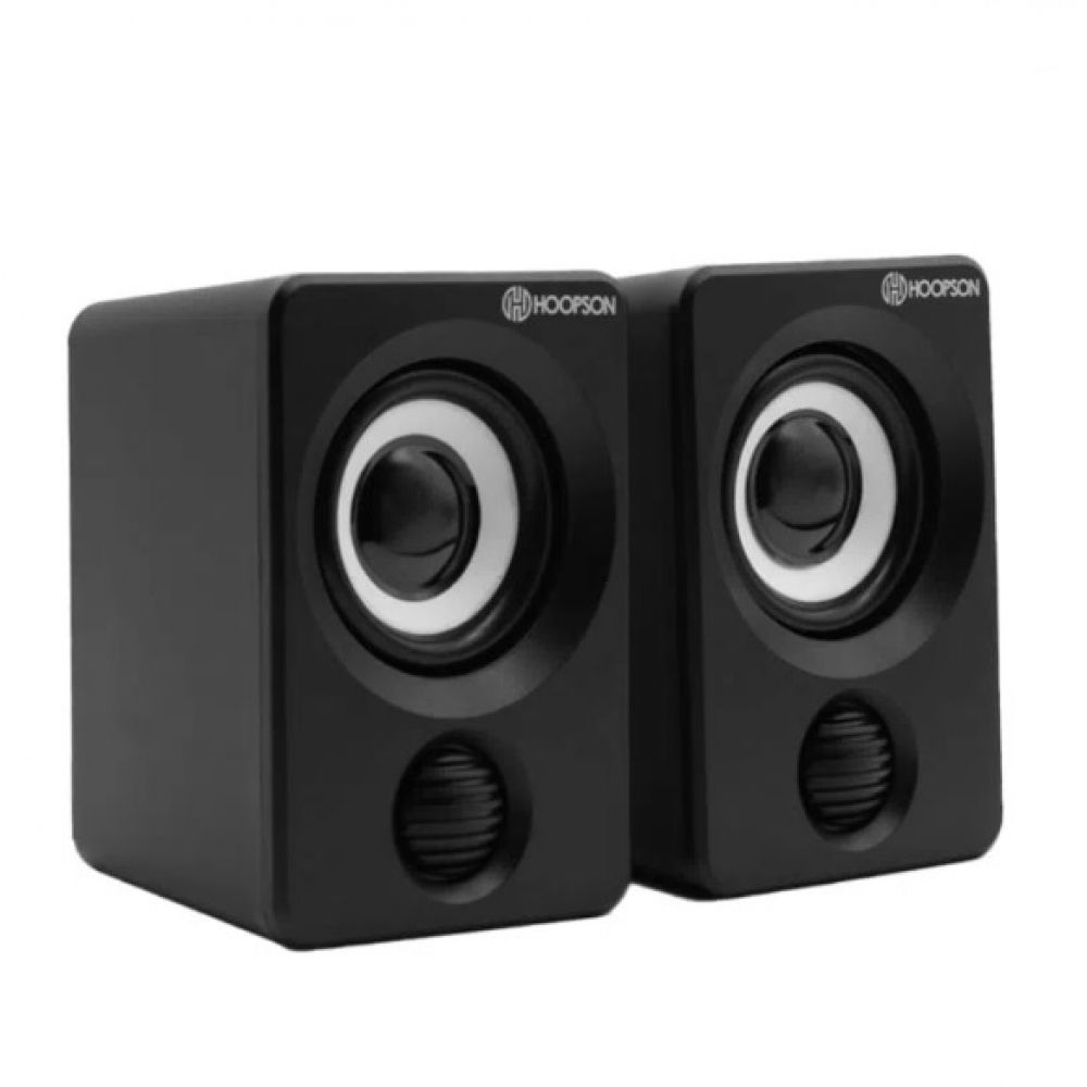 Caixa de Som Hoopson 6W 2x3W(RMS) USB 2.0 P/ Computador - CXPC019PT