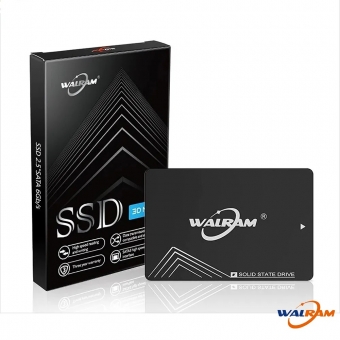 SSD 256GB WALRAM, SATA, LEITURA 520MB/S, GRAVACAO 450MB/S