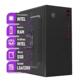 Gabinete Intel Pentium G6405 10ªGeração 8GB SSD 256GB Fonte 200w | GIM-P64-8/256