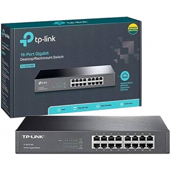 SWITCH TP-LINK 16P 10/100/1000 GIGABIT - TL-SG1016D