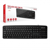 Teclado USB C3PLUS Padrão ABNT2