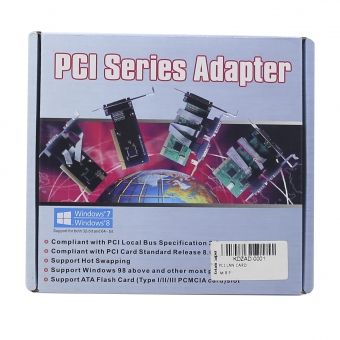 Placa PCI 4 Portas USB 2.0 Externa com 1 Porta Usb Interna 2.0