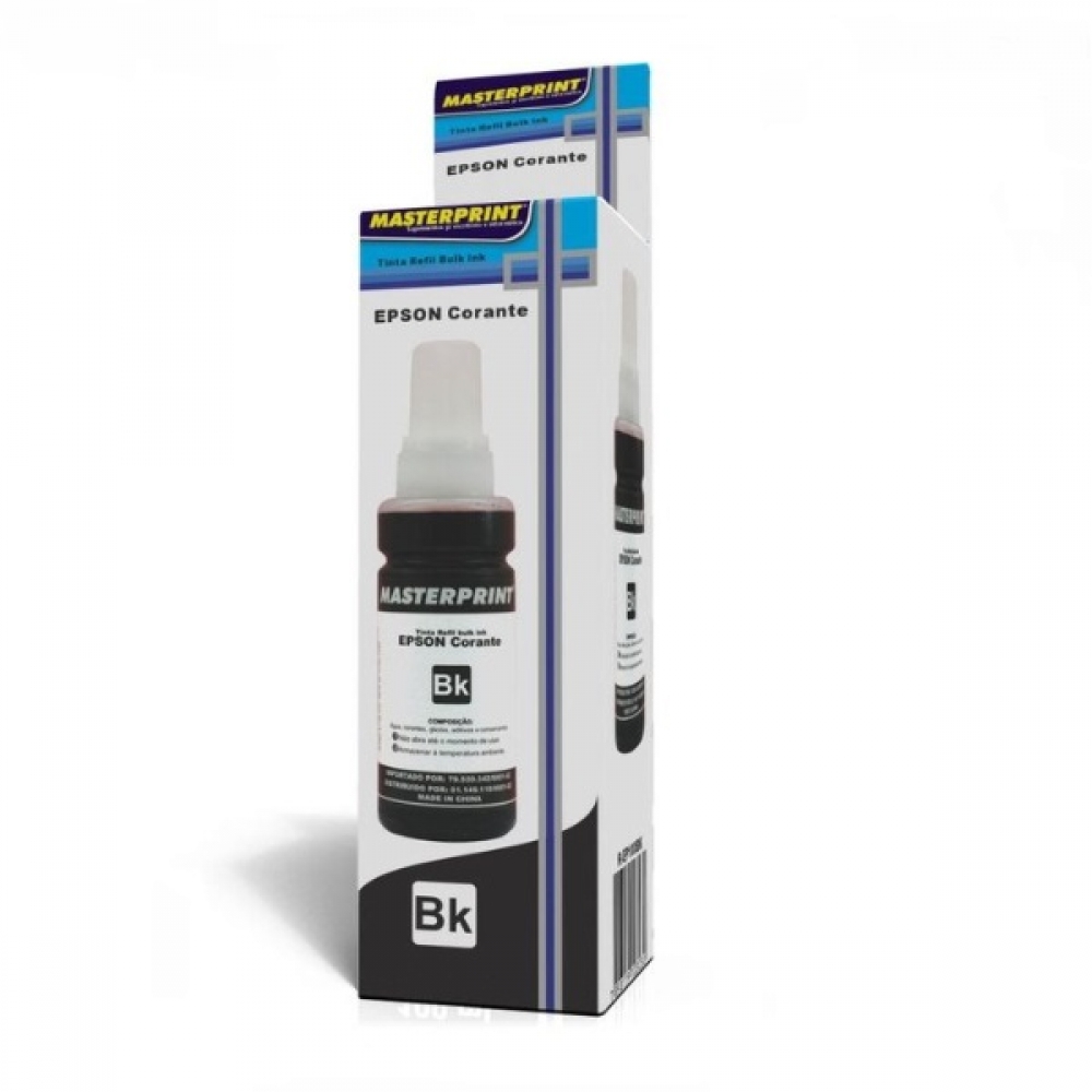 Tinta Compatível Epson T664 T673  L38x/L45x 100ml PRETO