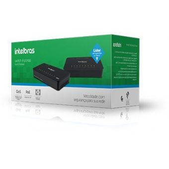 Switch Intelbras Sf 800Q+ 8 Portas Bivolt