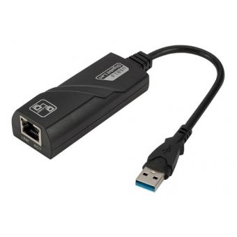 Adaptador de Rede com Fio Ethernet para USB 3.0 RJ45 Gigabit 1000 Mbps