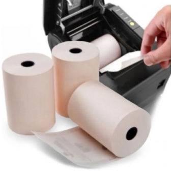 BOBINA TERMICA PDF 80X50M CX C/30 ROLOS BRANCO